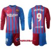 Virallinen Fanipaita + Shortsit Pitkähihainen FC Barcelona Memphis Depay 9 Kotipelipaita 2021-22 - Lasten